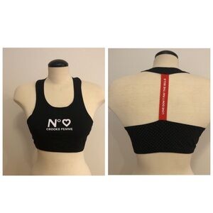 ⭐️2/$20⭐️ CROOKS &CASTLES racerback bra. Size Large.